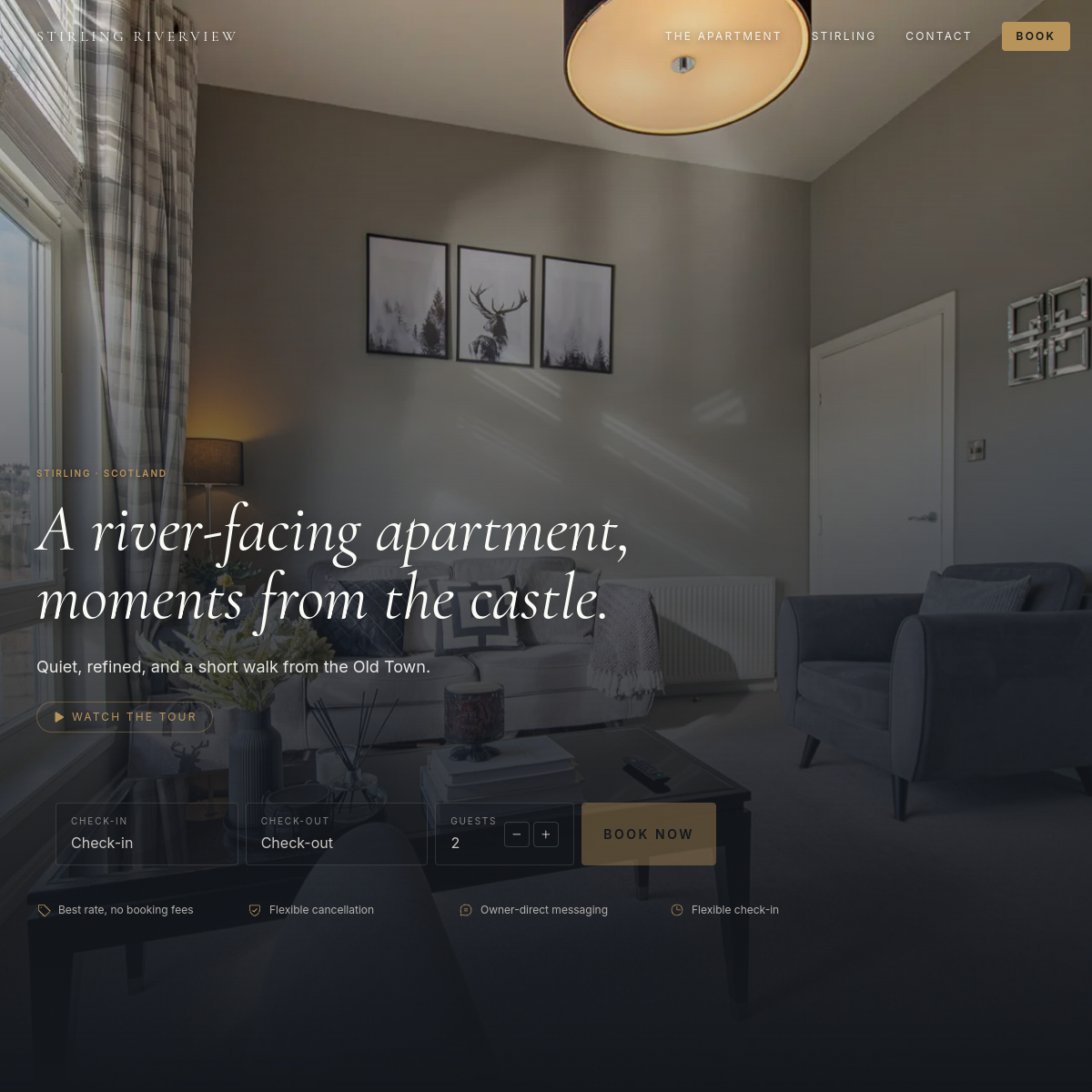 Stirling Riverview website screenshot
